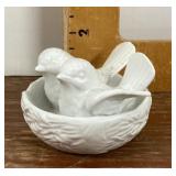 Fitz and Floyd birds in nest salt and pepper set
