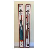 Pair of Bob Holloway prints of Tyrolean figures