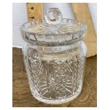 Waterford Crystal jar with lid