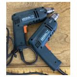 2 Black & Decker electric drills