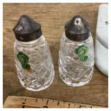 Pair of Waterford crystal salt and pepper shakers