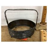 Victorian silverplate relish dish basket