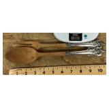 Sterling handle salad set