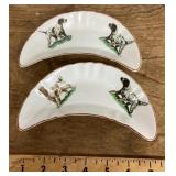 2 Royal Staffordshire bone dishes