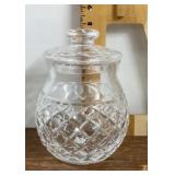 Waterford crystal biscuit barrel