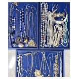 Costume jewelry necklaces