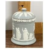 Wedgwood jasperware jar with lid
