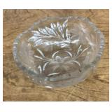 Pressed glass bowl