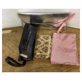 Clutch, cosmetic bags, wallet