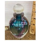 Art glass perfume bottle