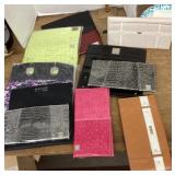 10 purse dust bags and cosmetic bags