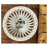 Herend Hungary pierced porcelain bowl