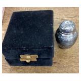 Decorative metal pet urn