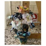 Hardstone floral arrangement