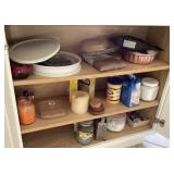 Contents of island cabinets and drawer