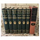 7 volumes of Mark Twain books
