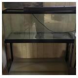 Large fish tank on stand
