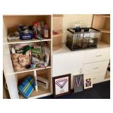 Contents of cabinets