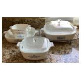 Group of Corning bake ware