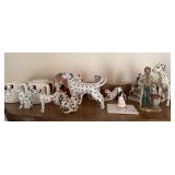 Collection of dalmatian figures