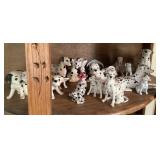 Collection of dalmatian figures