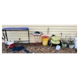 Clean up lot on back deck