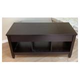 Coffee table with lift top