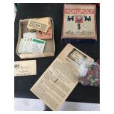 Early Monopoly game pieces