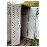 Rubbermaid outdoor shed and contents