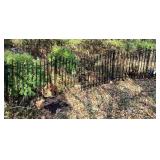 Lightweight decorative fencing sections