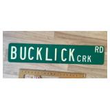 Double-sided street sign