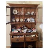 Contents of china hutch