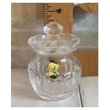 Waterford crystal mustard jar
