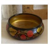 Russian lacquered bowl