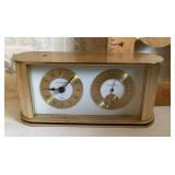 Vintage clock thermometer