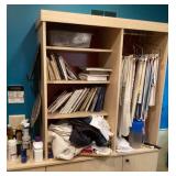 Contents of cabinet in laundry room