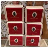 6 Spode Christmas Tree mugs