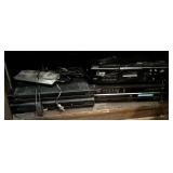 Shelf of electronics