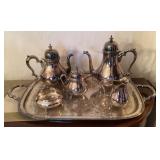 Silverplate coffee service "Georgian Court"