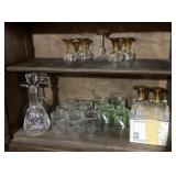 Decanter and glasses