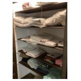 Contents of hall linen closet