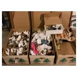 Large lot of Christmas ornaments