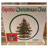 Spode Christmas Tree cookie plate