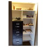Contents of closet