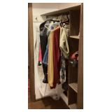 Contents of master closet