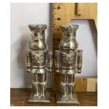 Christmas nutcracker candle holders