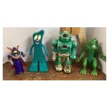 4 toy figures