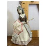 Lladro Girl with Parasol porcelain figure