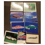 9 transportation prints and ephemera