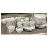 White china set